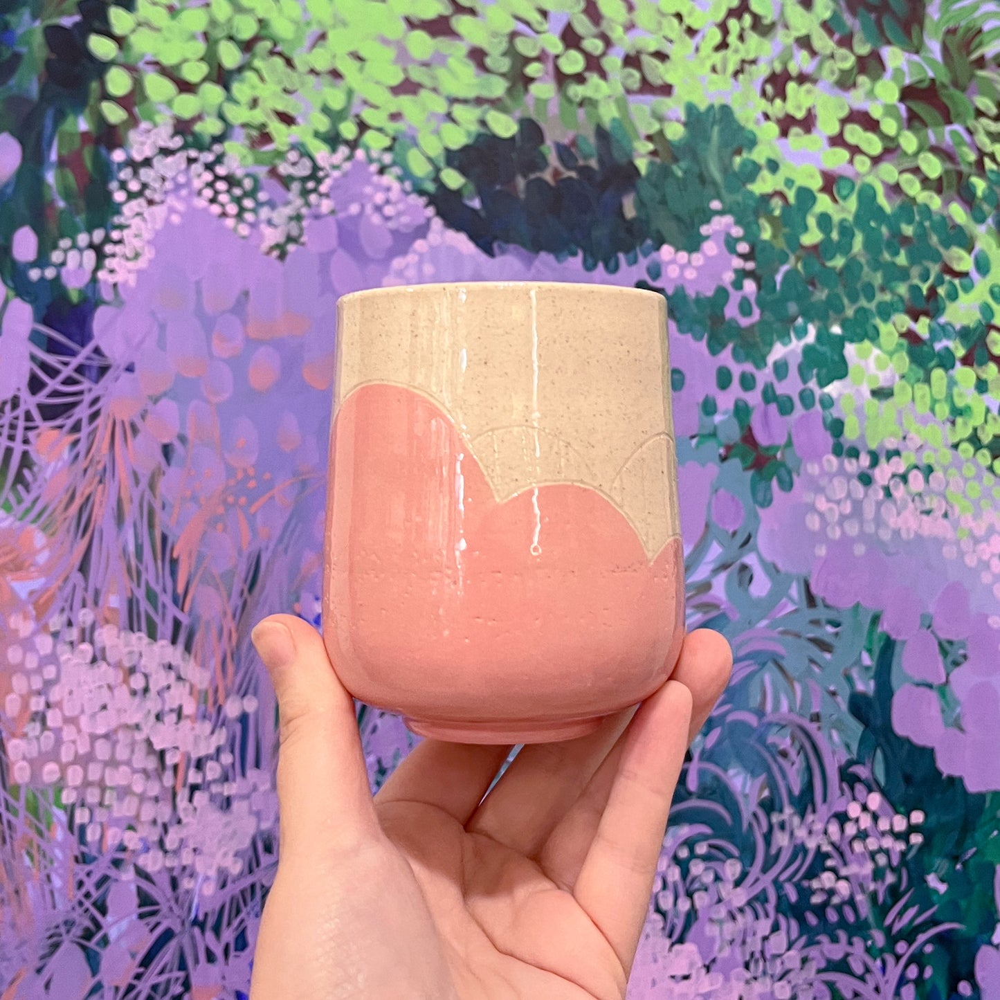 Pink Bottom Mug A