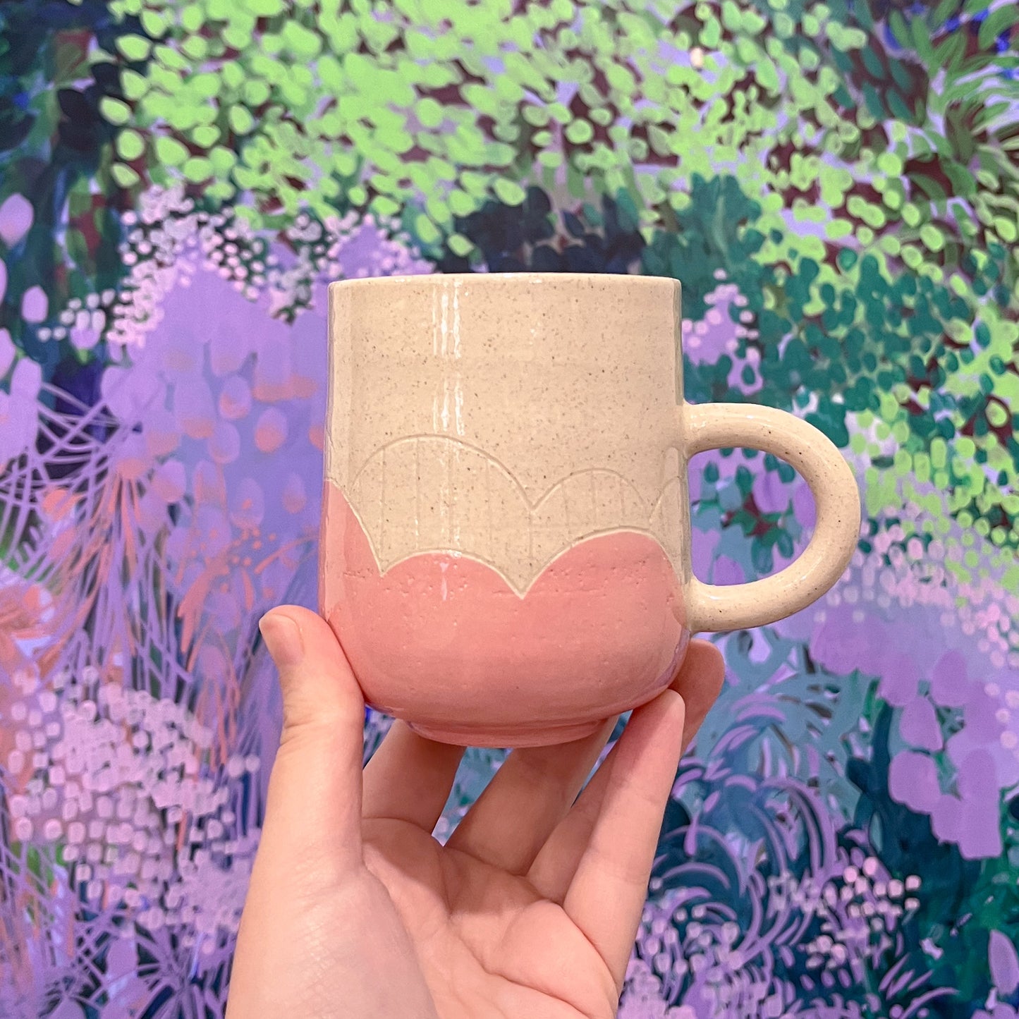 Pink Bottom Mug A