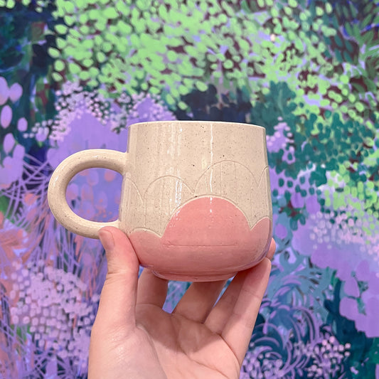 Pink Bottom Mug B
