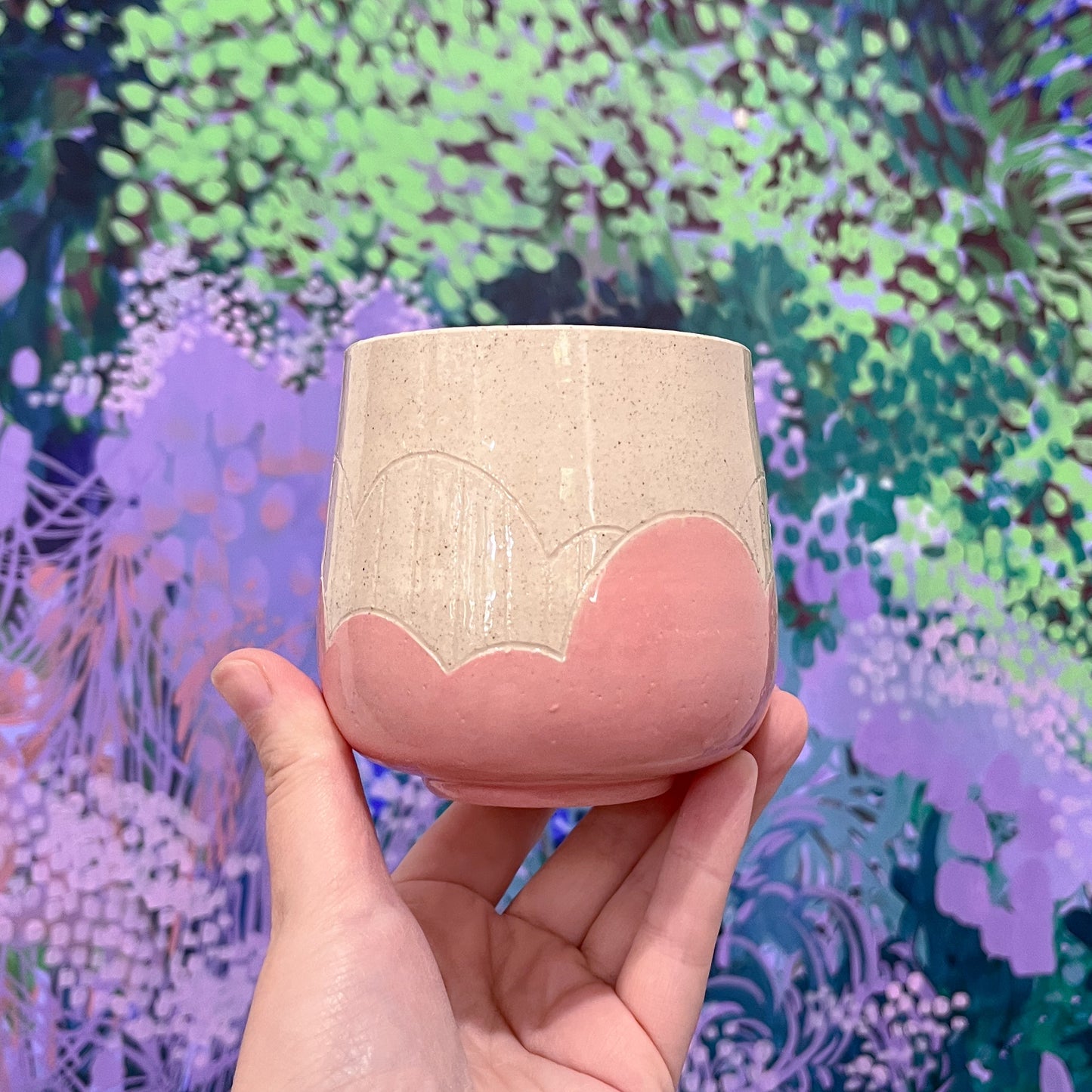 Pink Bottom Mug B