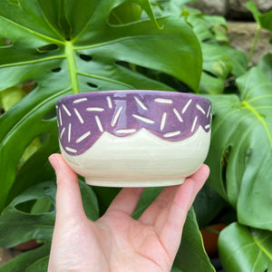 Purple Sprinkle Bowl