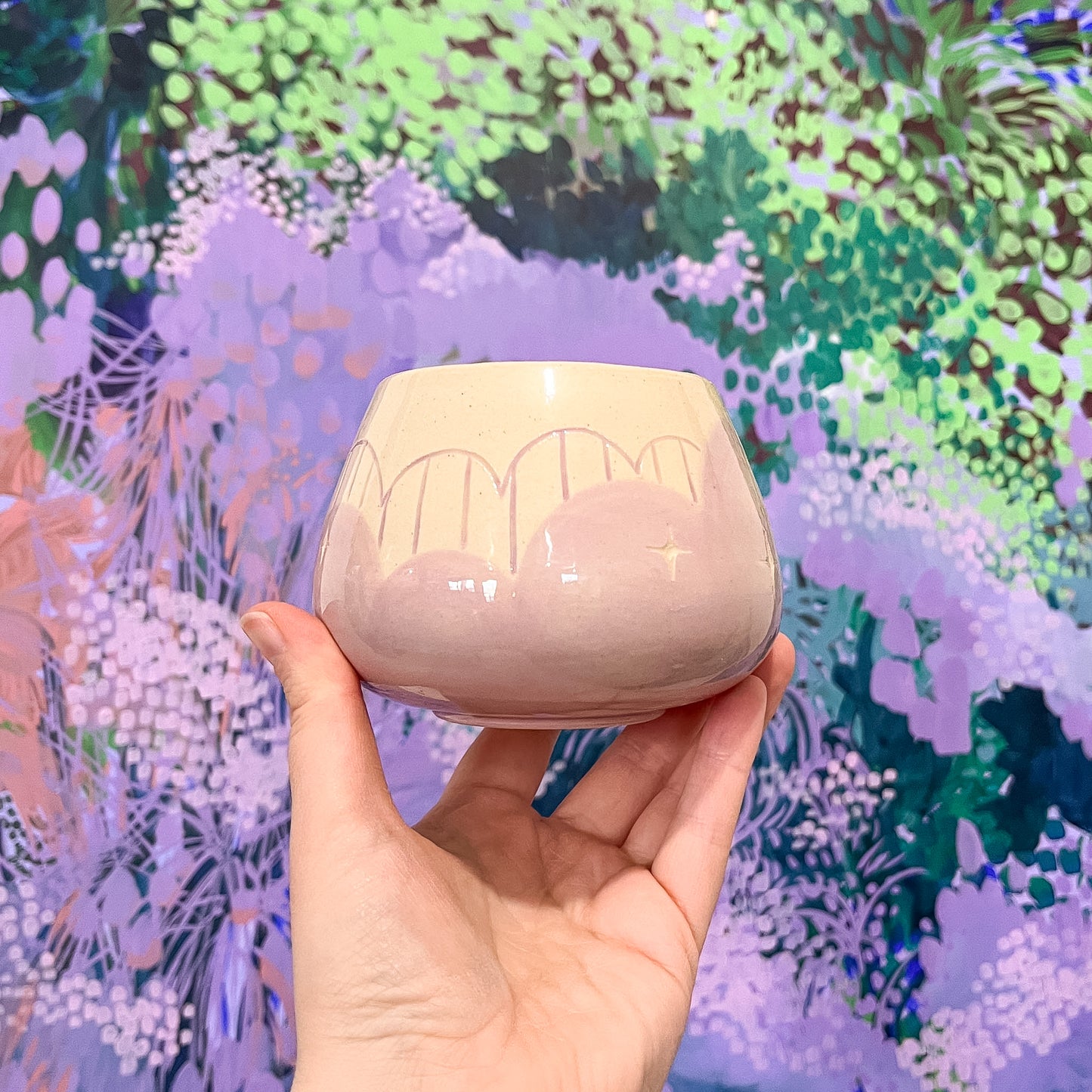 Purple Cloud Bottom Mug