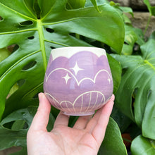 Load image into Gallery viewer, Purple Cloud Bottom Mug
