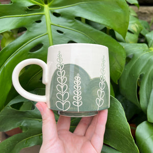 Green Fern Mug