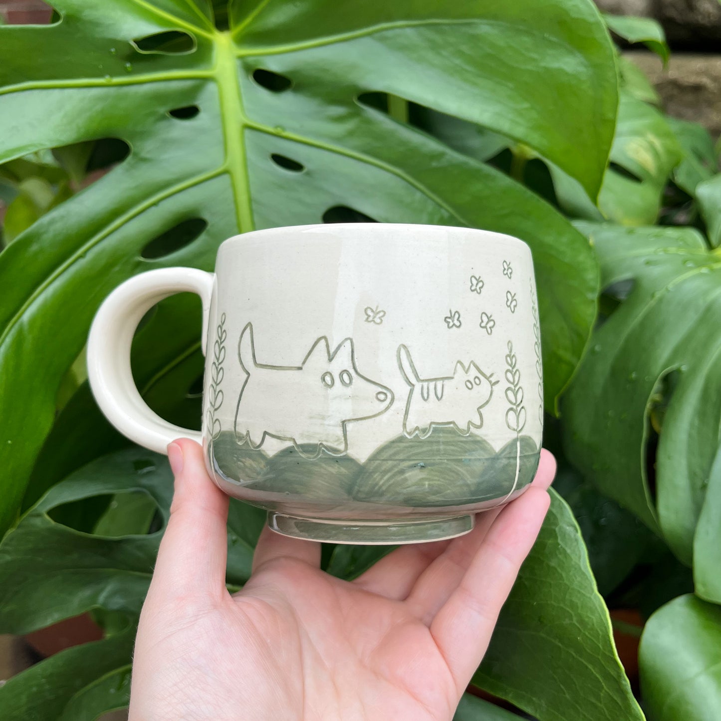 Puppy Kitty Frolic Mug