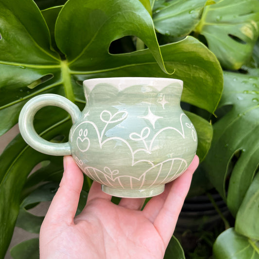 Green Gooby Mug