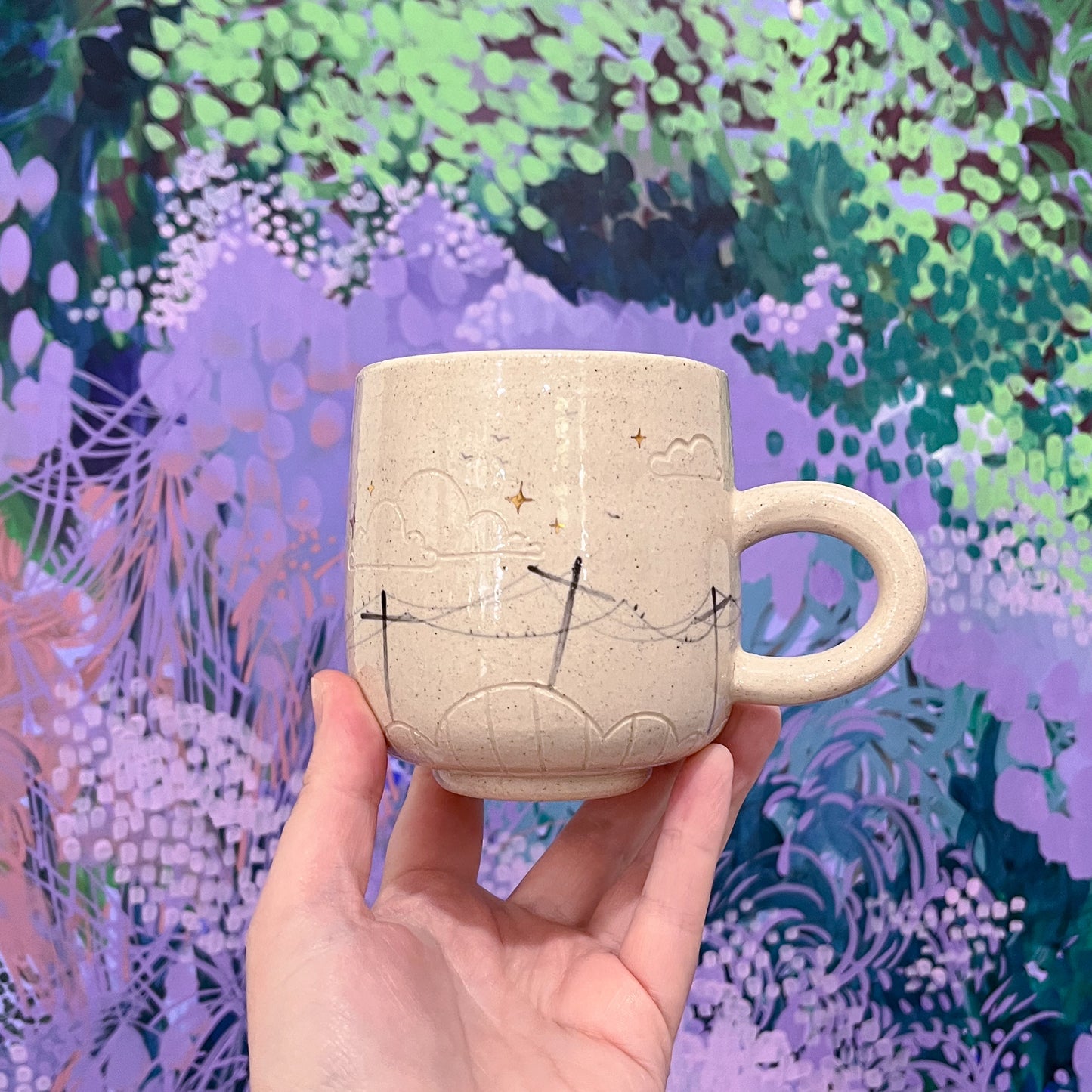 Gold Power Line Mug B