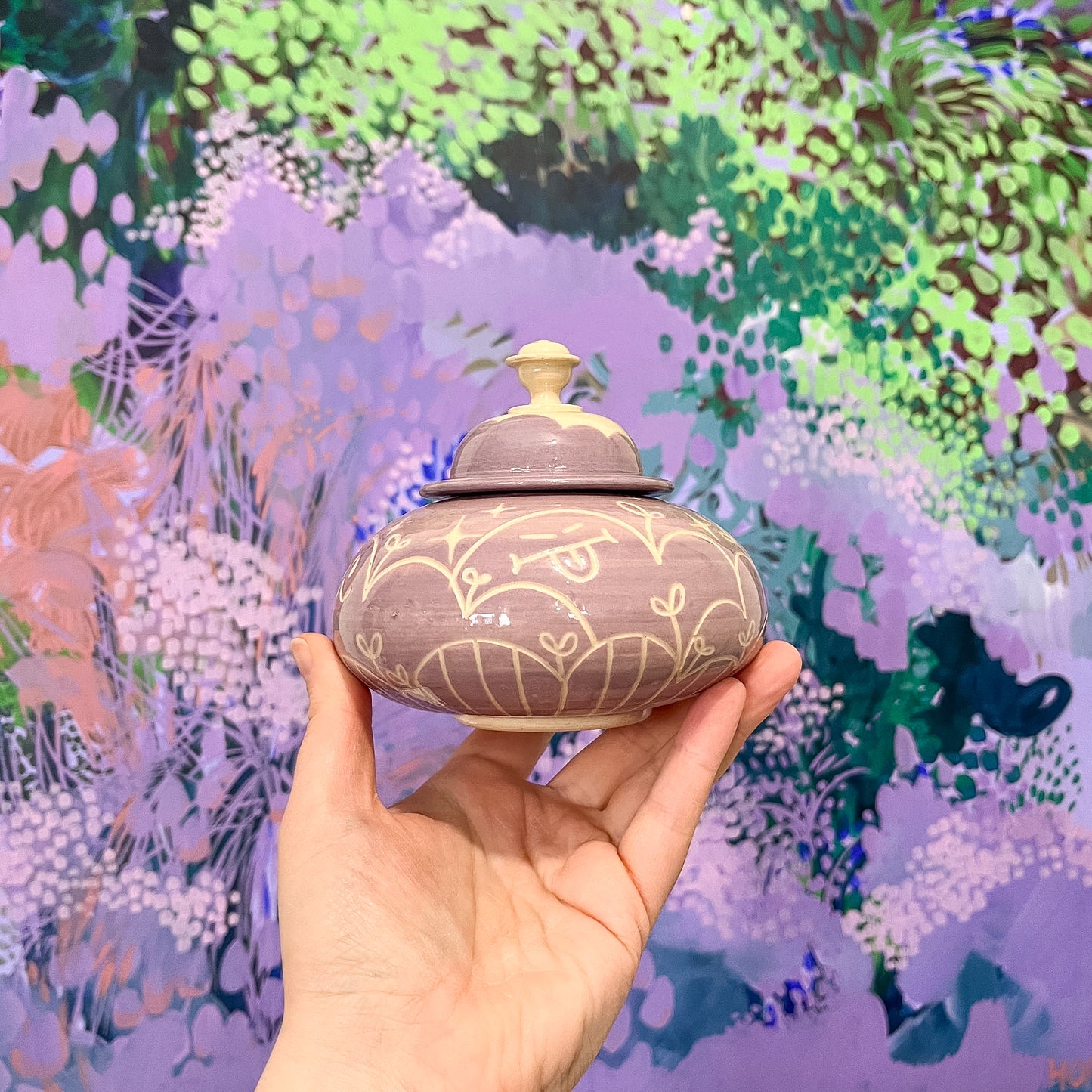 Purple Gooby Jar
