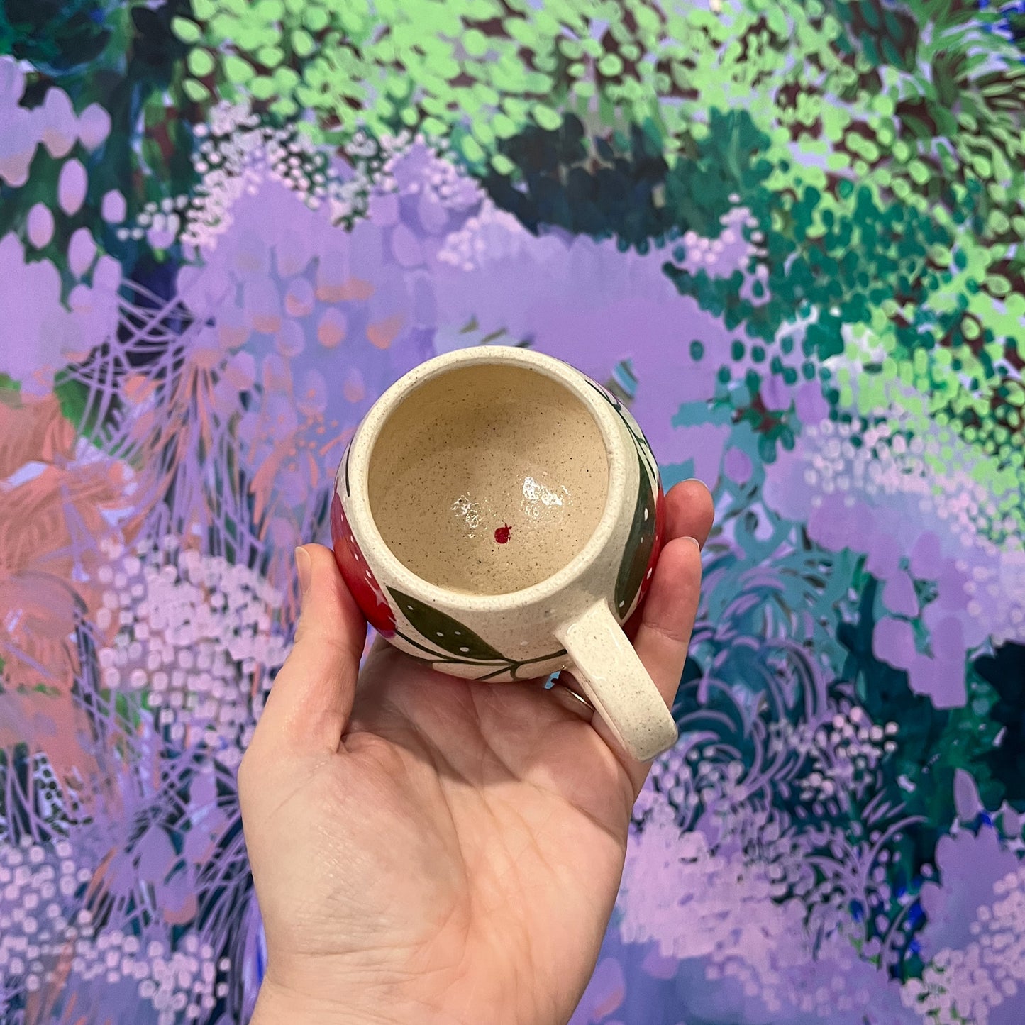 Green Pomegranate Demitasse