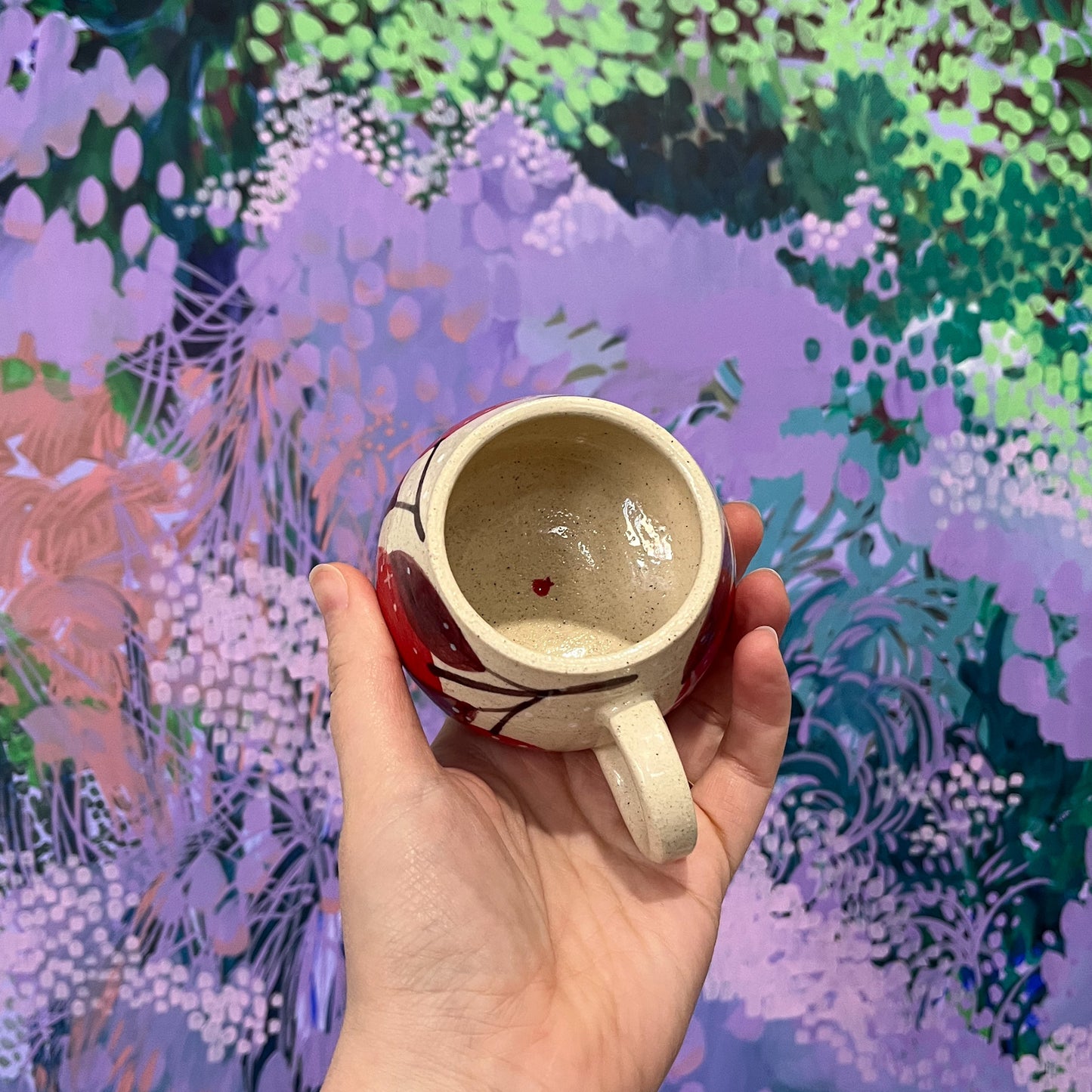 Burgundy Pomegranate Demitasse