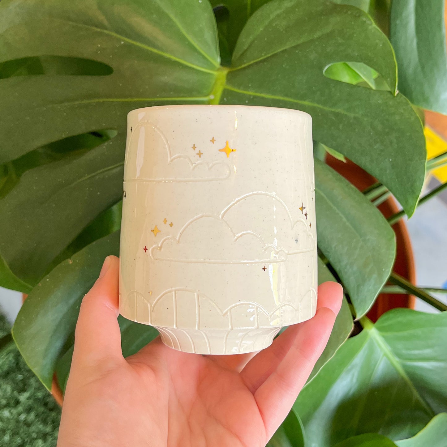 White Moon Mug