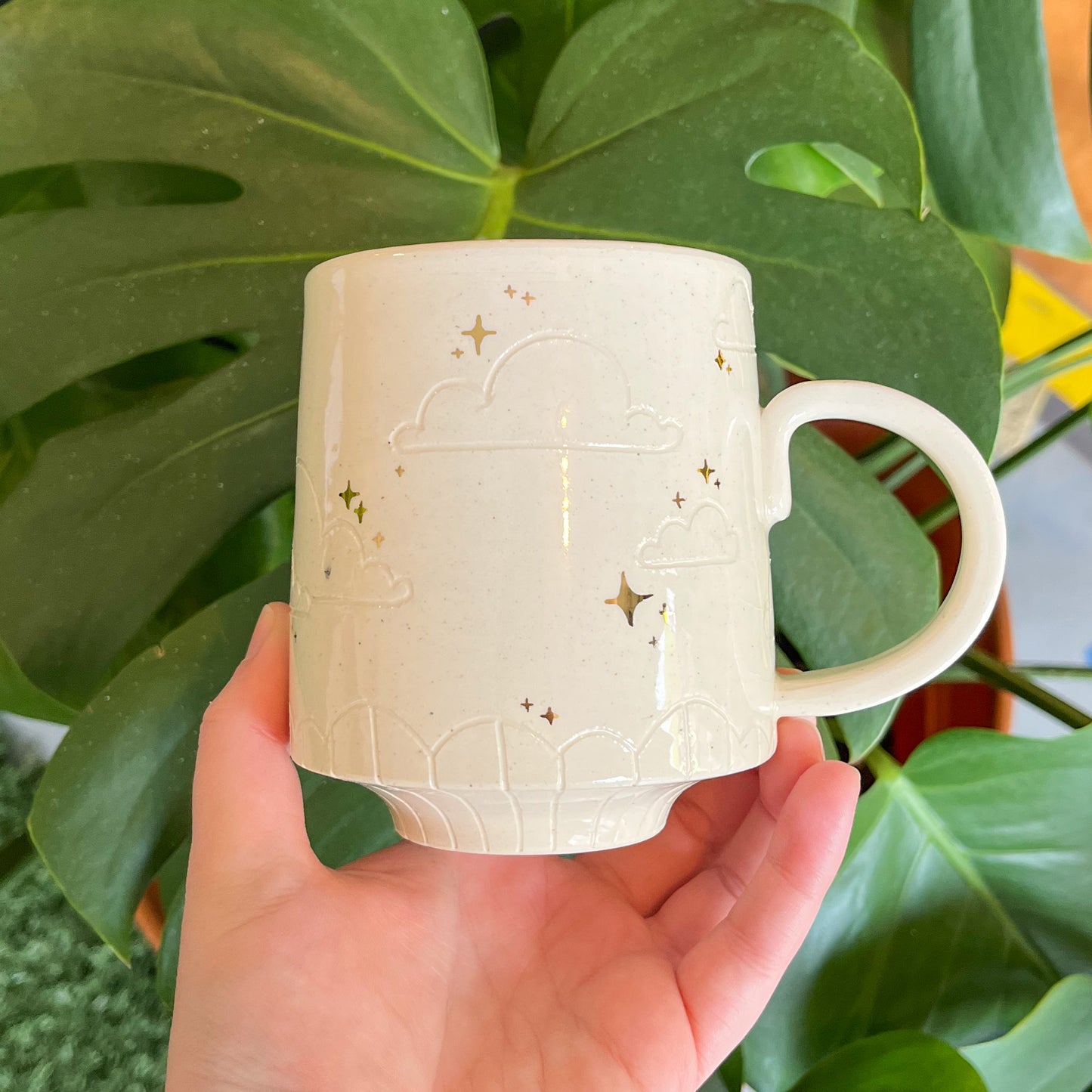 White Moon Mug