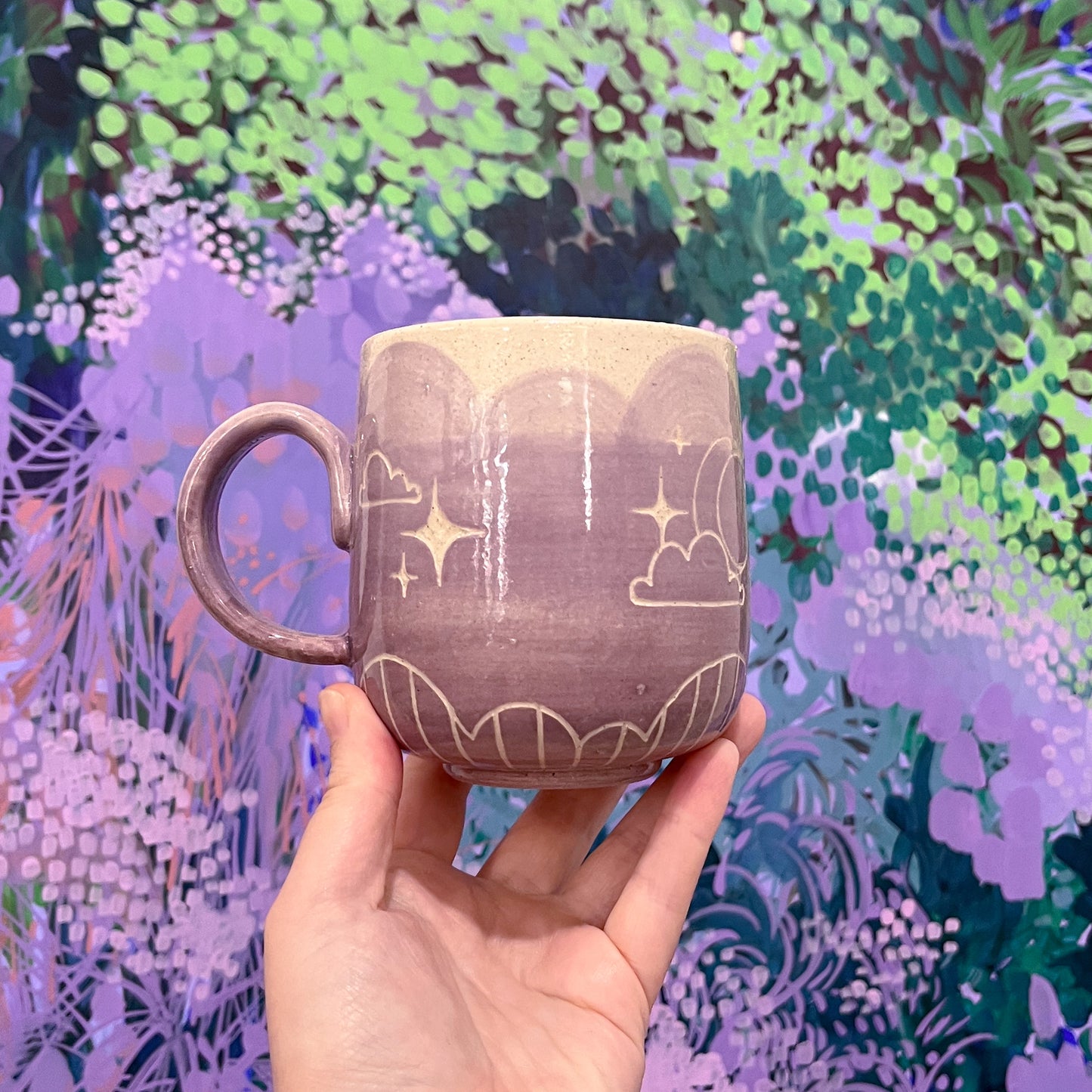 Purple Moon Mug A