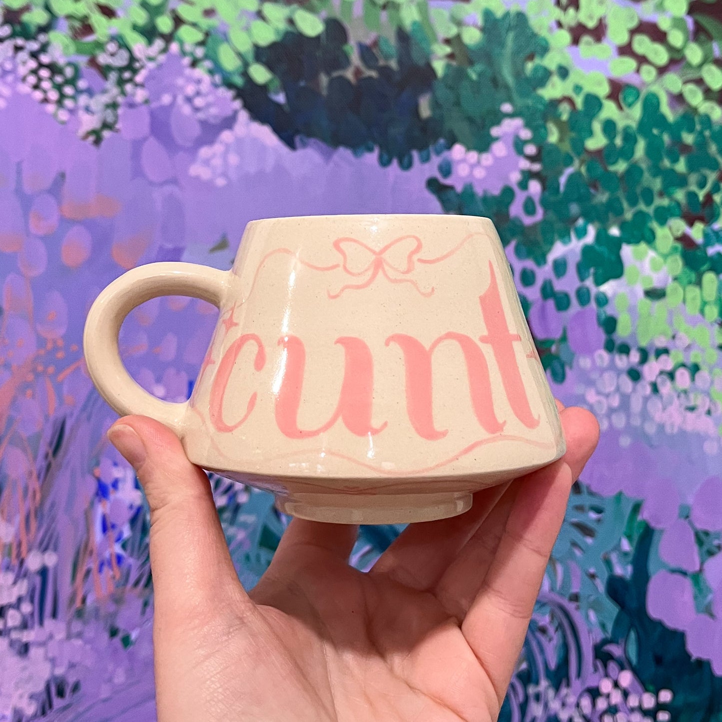 Pink Ribbon Cuss Mug Preorder