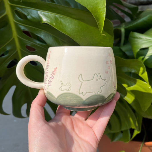 Puppy Kitty Frolic Mug