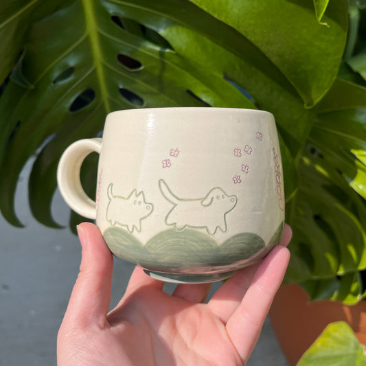 Puppy Puppy Frolic Mug