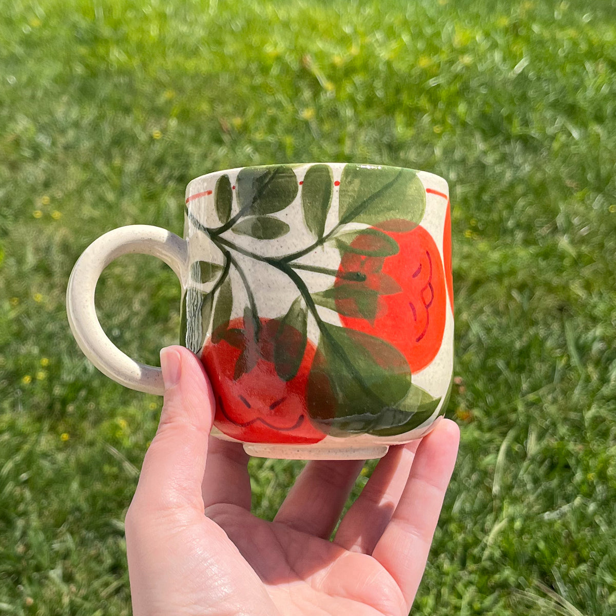 Tomato Mugs but they're silly