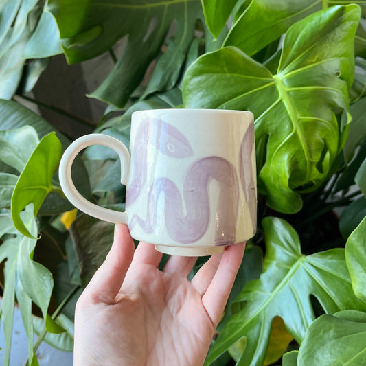 Lilac Snake Mug