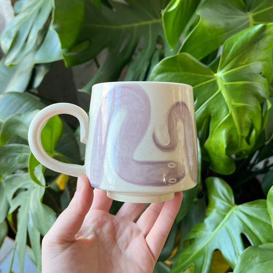 Lilac Snake Mug