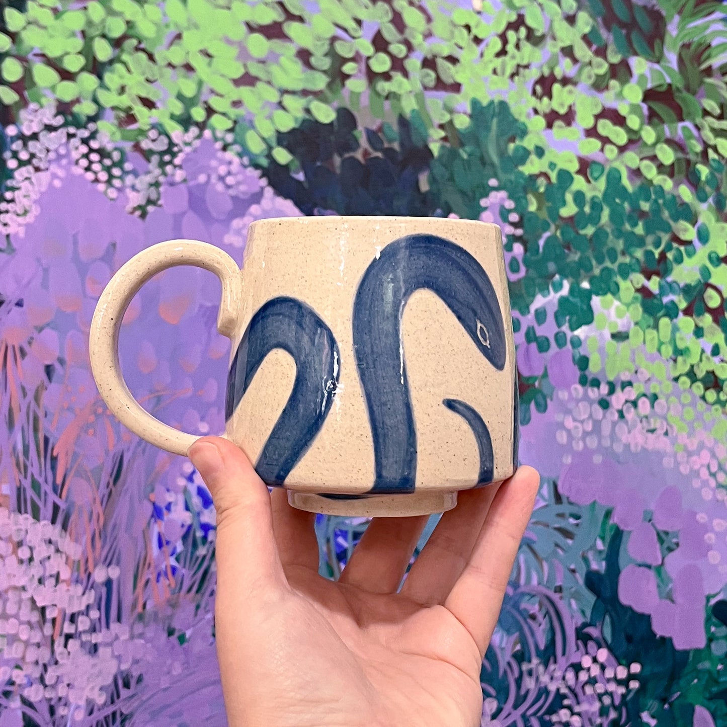 Blue Snake Mug A