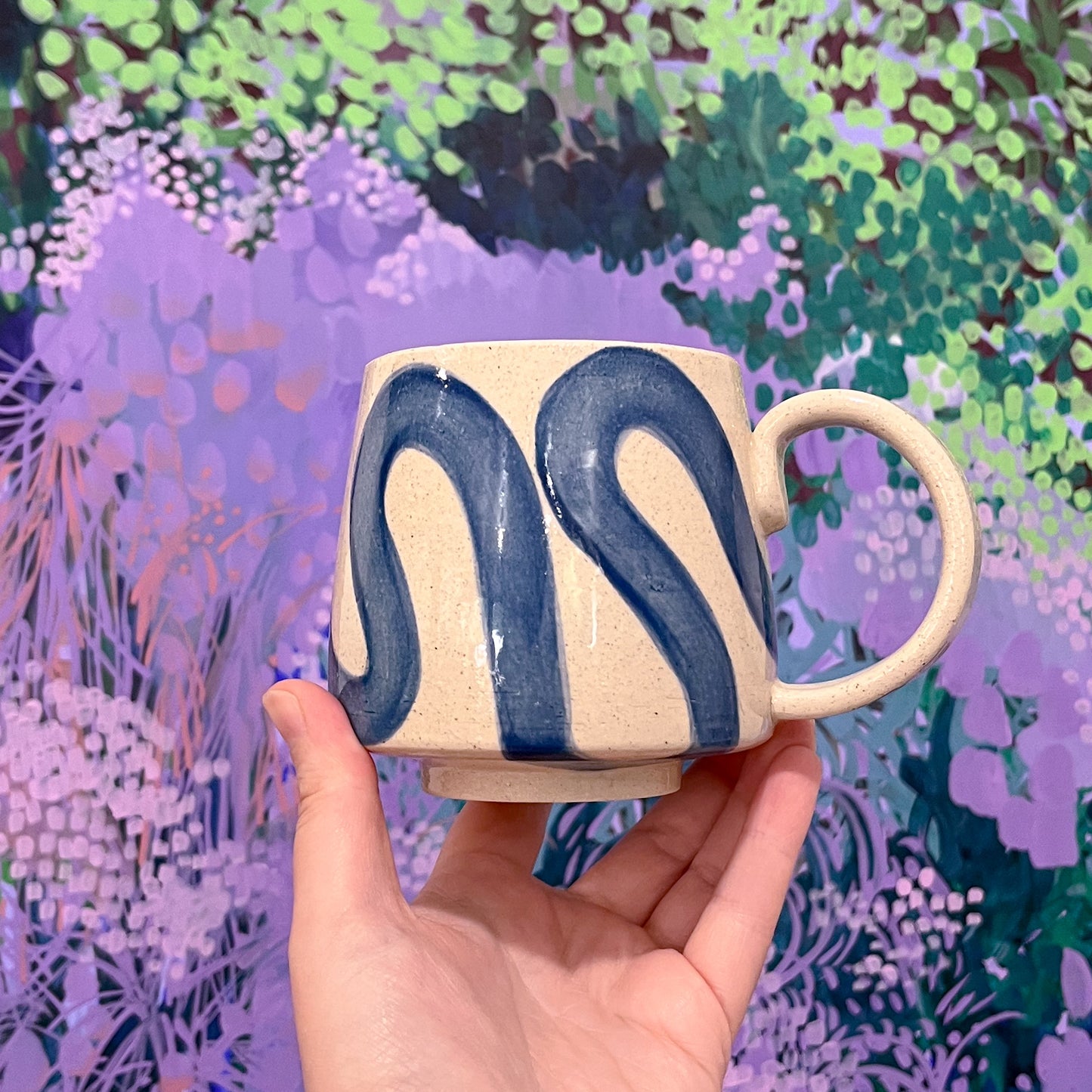 Blue Snake Mug A