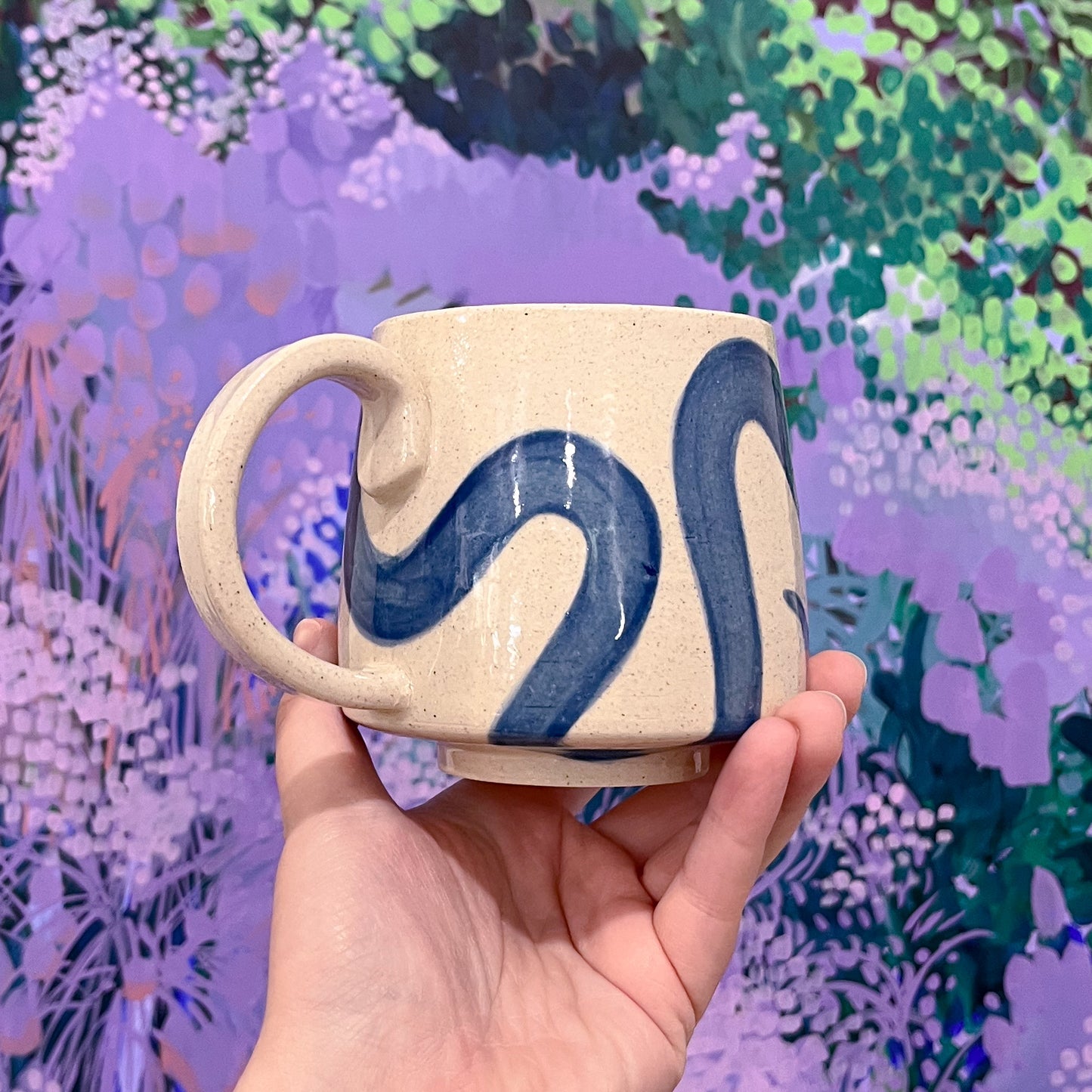 Blue Snake Mug A