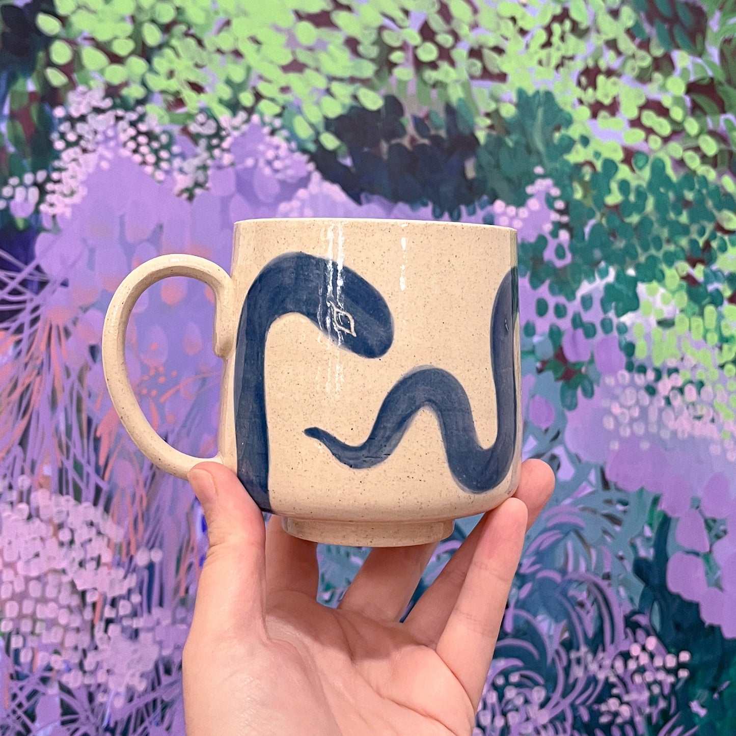 Blue Snake Mug C