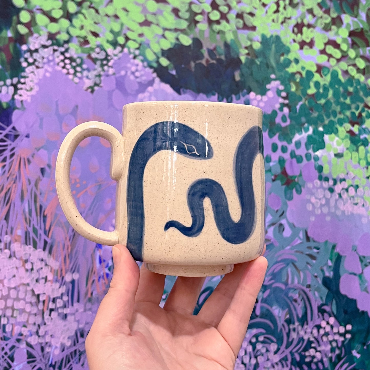 Blue Snake Mug D