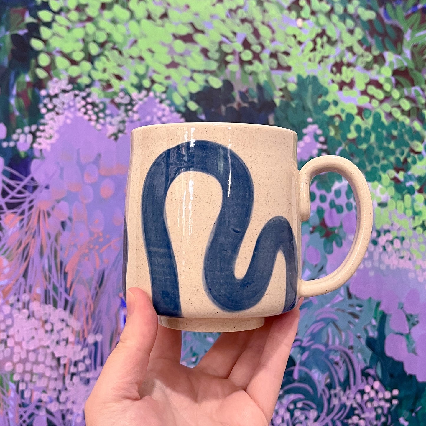 Blue Snake Mug D