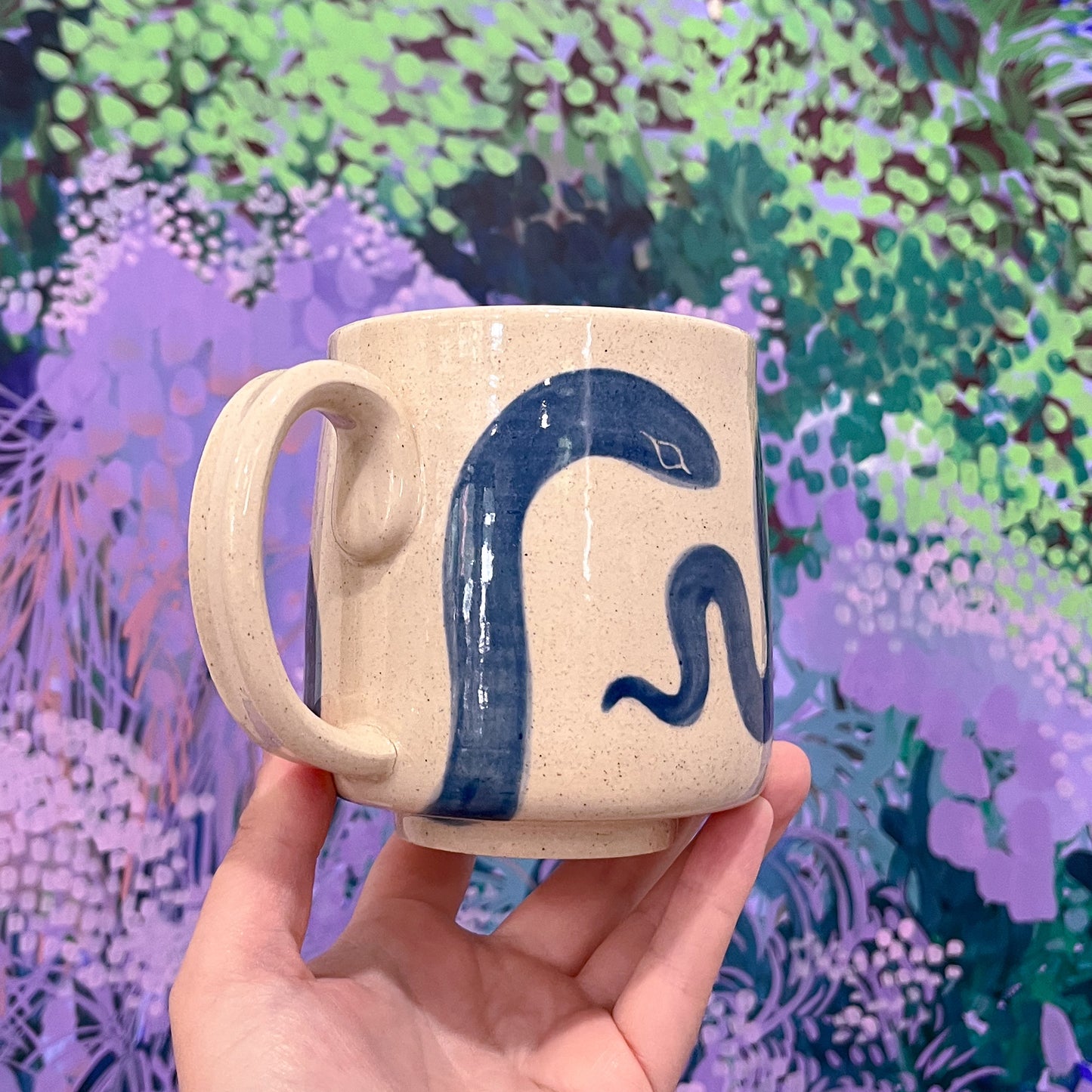 Blue Snake Mug D