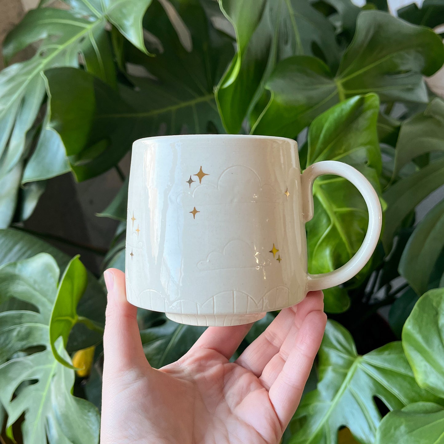 White Moon Mug