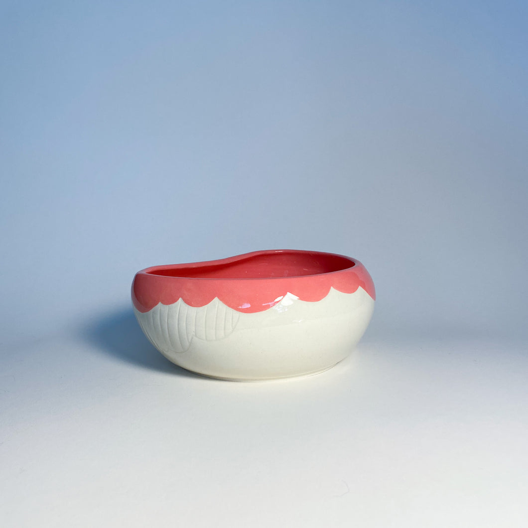 Pink Squished Bowl