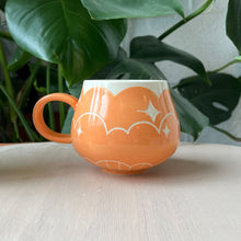 Load image into Gallery viewer, Orange Cloud Bottom Mug
