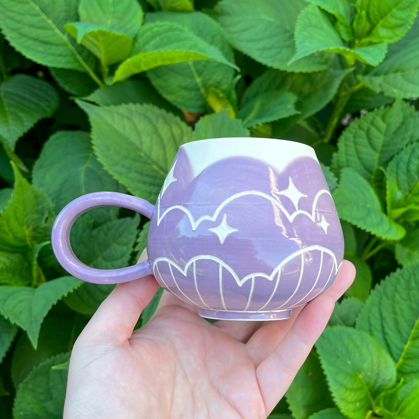 Cloud Bottom Lilac Mug