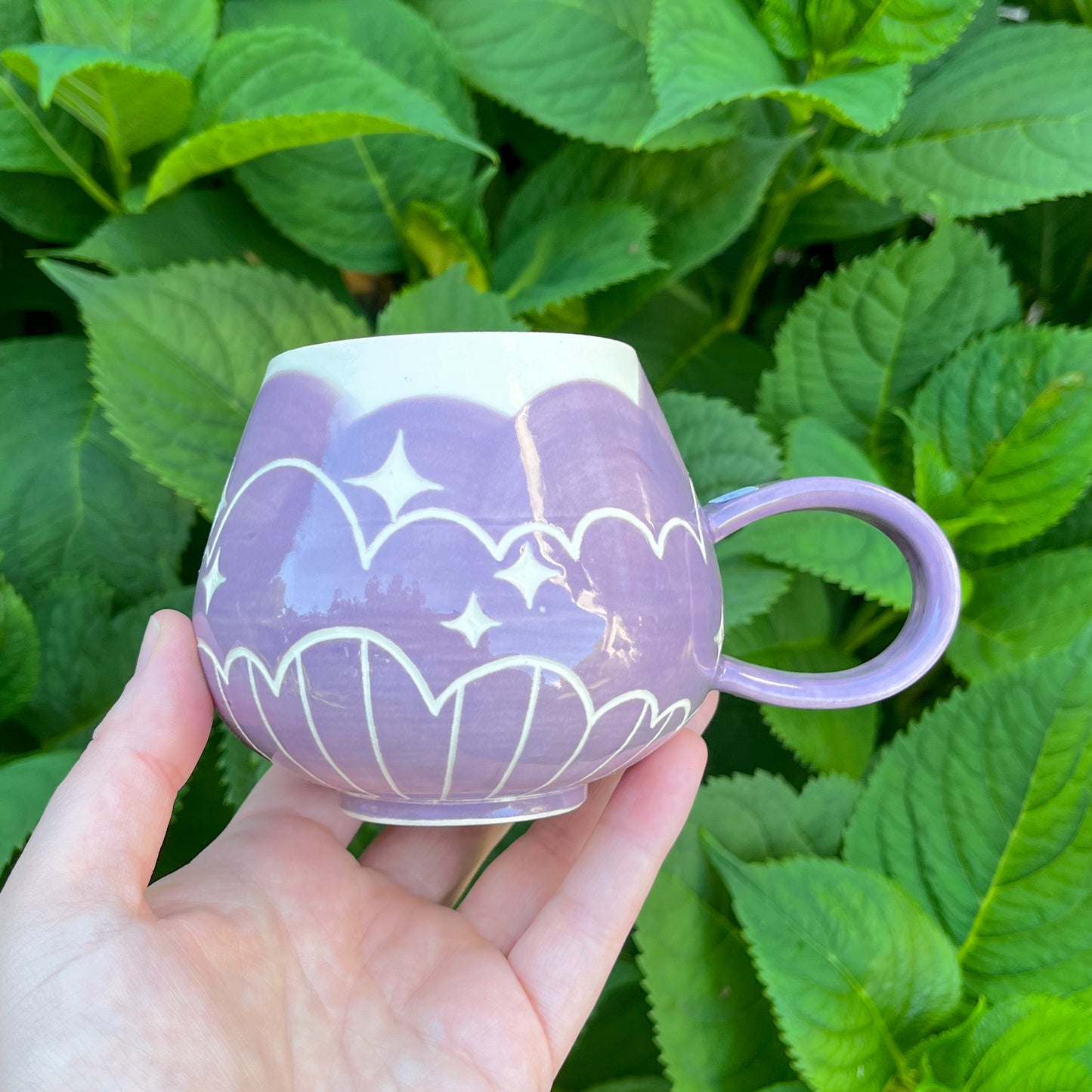 Cloud Bottom Lilac Mug