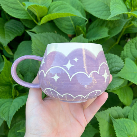 Cloud Bottom Lilac Mug