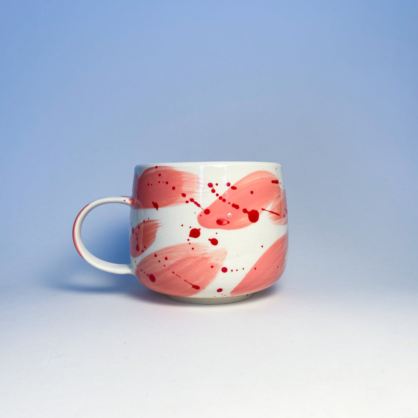 Valentimes Pink Brushy Mug 2