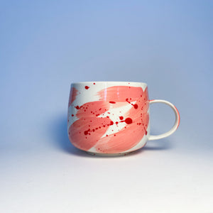 Valentimes Pink Brushy Mug 2