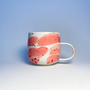 Valentimes Pink Brushy Mug 5