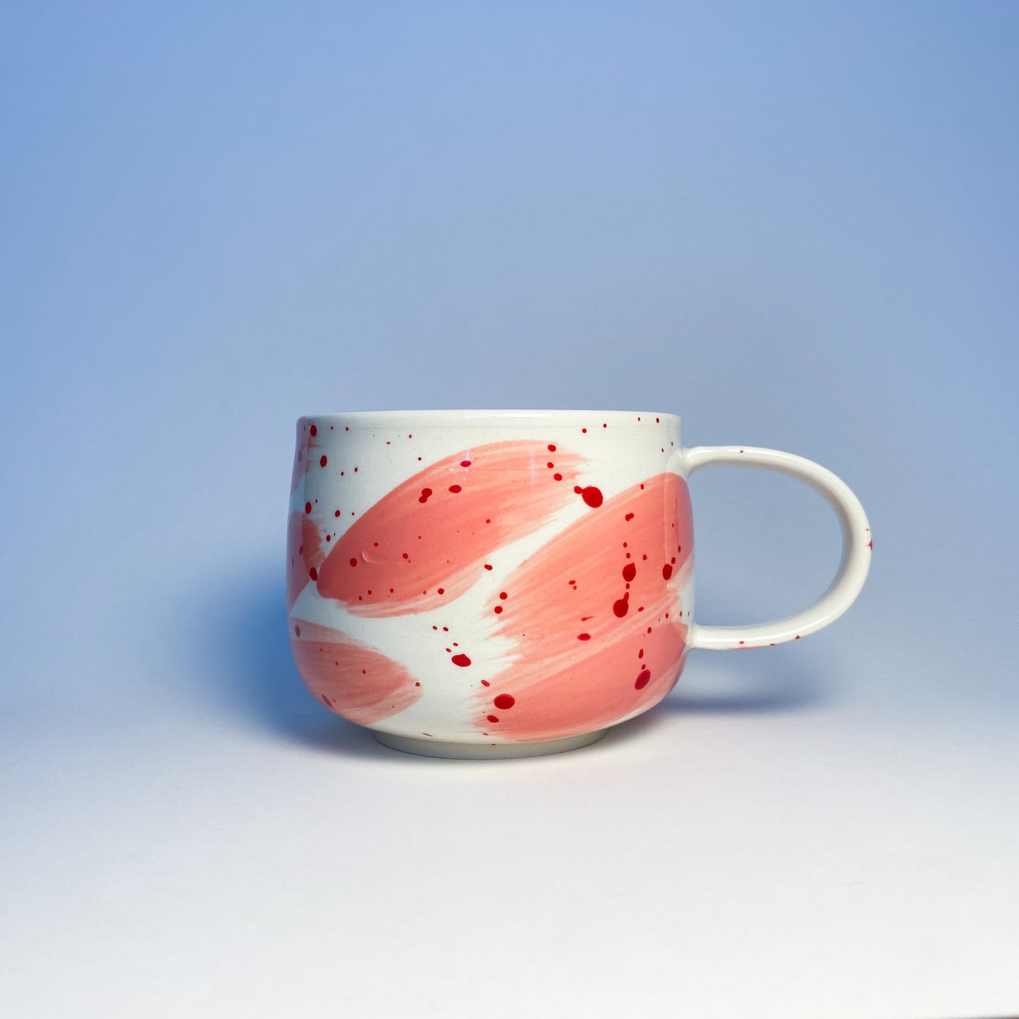 Valentimes Pink Brushy Mug 7