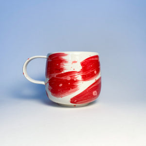 Valentimes Red Brushy Mug 3