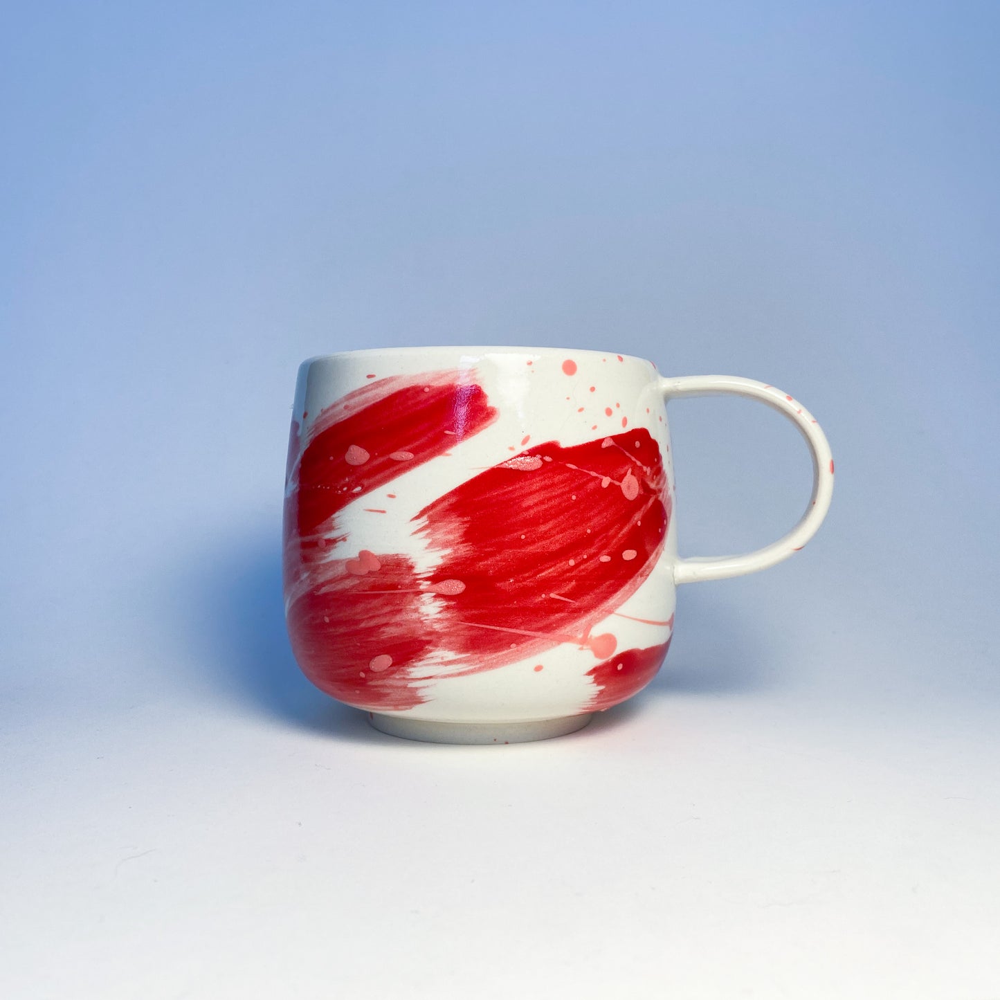 Valentimes Red Brushy Mug 3