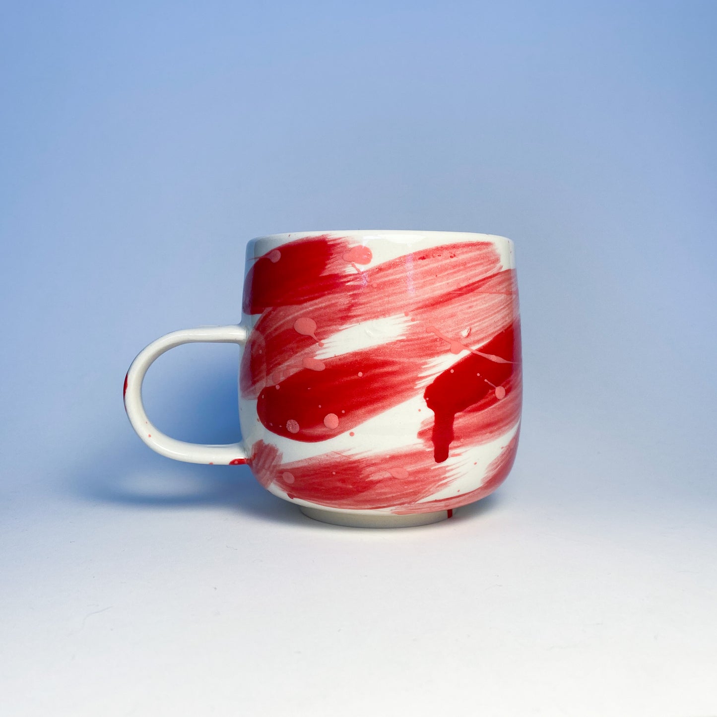 Valentimes Red Brushy Mug 4