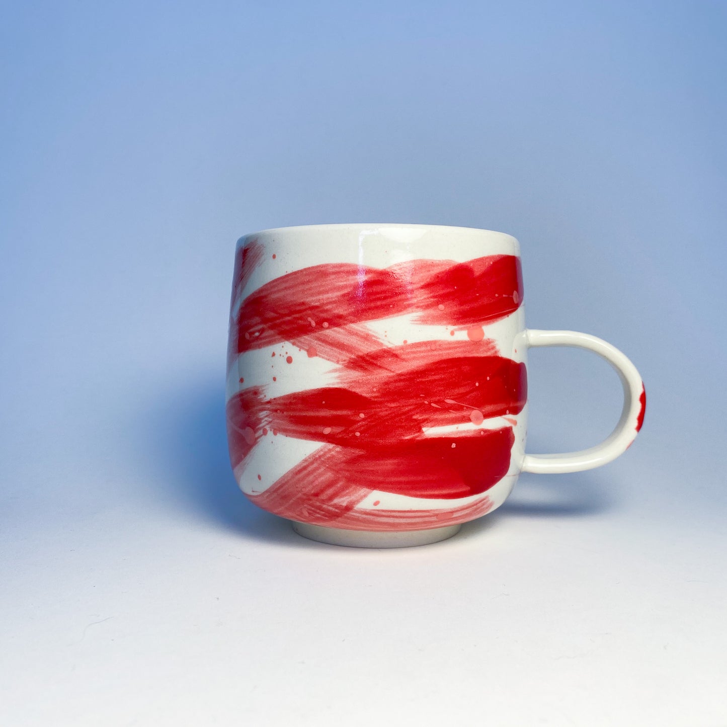 Valentimes Red Brushy Mug 4