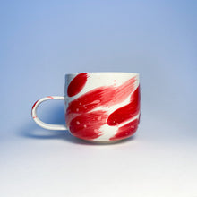 Load image into Gallery viewer, Valentimes Red Brushy Mug 5
