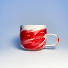 Load image into Gallery viewer, Valentimes Red Brushy Mug 5
