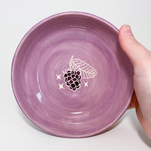 Lilac Blackberry Bowl