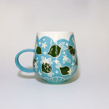 Load image into Gallery viewer, Blue Mug with Lime
