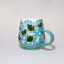 Load image into Gallery viewer, Blue Mug with Lime
