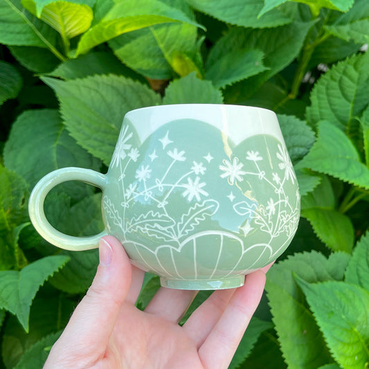 Green Chicory Mug